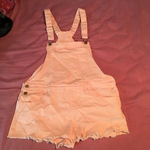 Forever 21 Pink Overalls